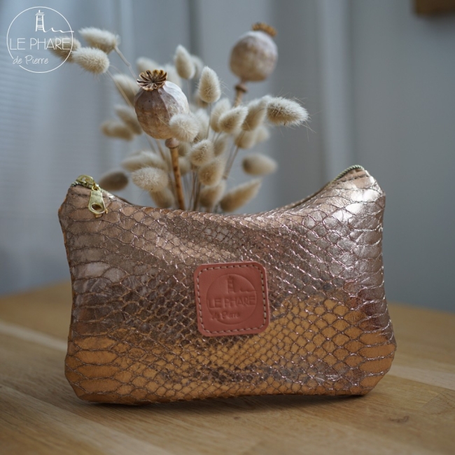 Trousse en cuir 