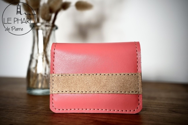 Porte-cartes en cuir 