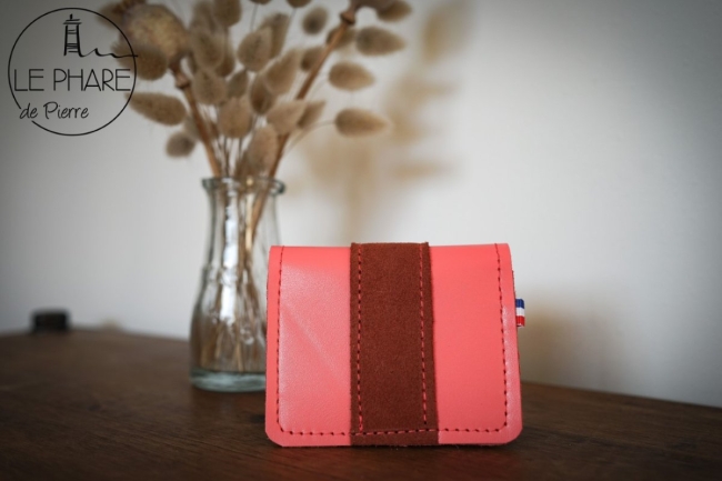 Porte-cartes en cuir  