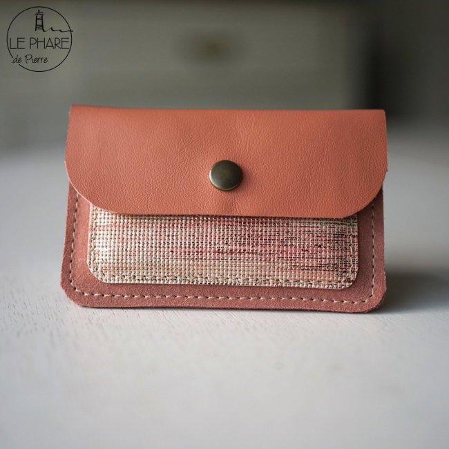 Porte-cartes en cuir  