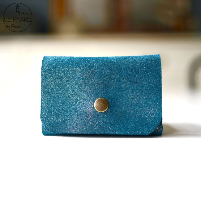 Porte-cartes en cuir 