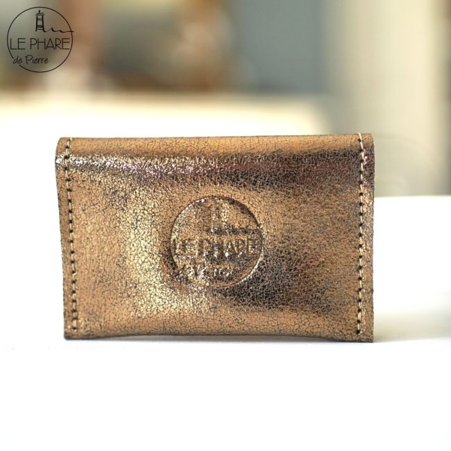 Porte-cartes en cuir 