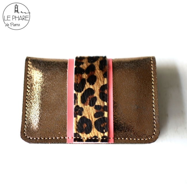 Porte-cartes Nomade en cuir 